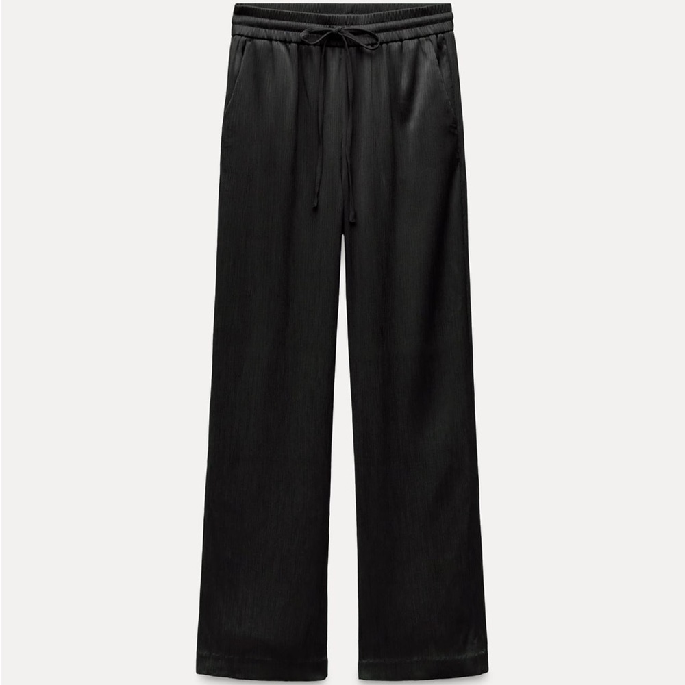 Wrinkled effect Zara blazer and pants set